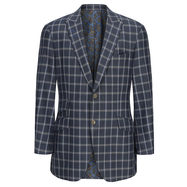 Classic Fit Plaid Blazer Men’s Blazer