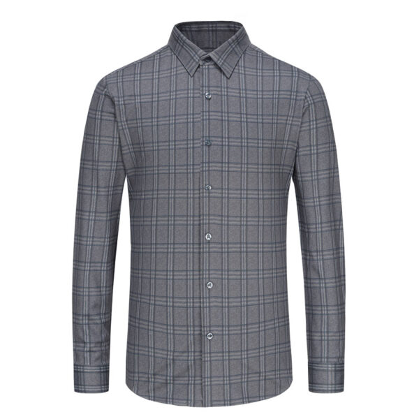 Grey Color Men's Casual Shirts Work Shirts for Men