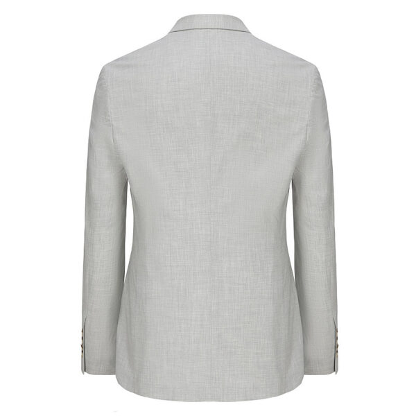Mens 2 Button Regular Fit Suit Jacket for Daily Work-back