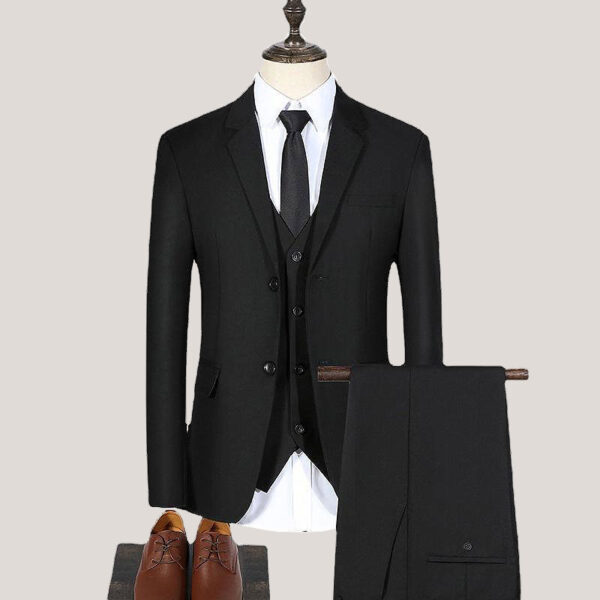 Men's 3 Piece Single Breasted Formal Suit