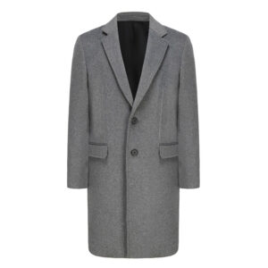Men's Casual Trench Coat Notched Collar Overcoat