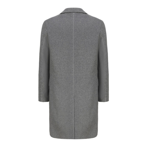 Men's Casual Trench Coat Notched Collar Overcoat - Image 2