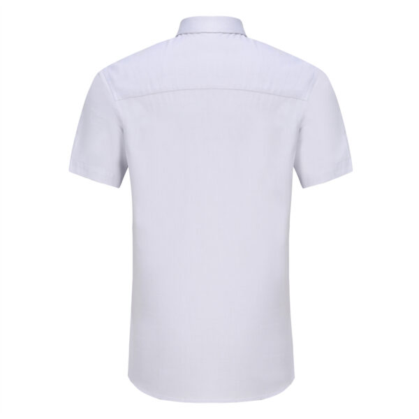 Men's Short Sleeve Dress Shirt Regular Fit for Summer-back