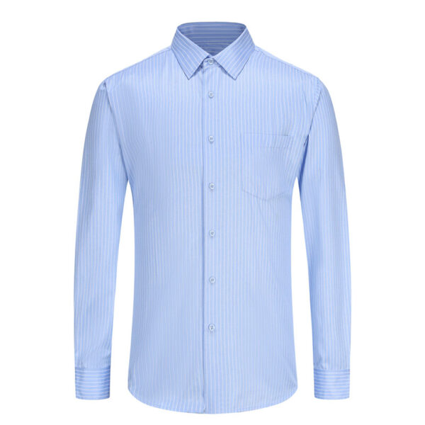 Men's Striped Dress Shirts Button Down Business Shirts
