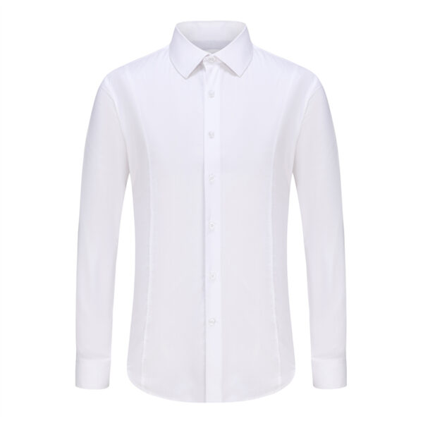 Unique White Formal Dress Shirt for Groom