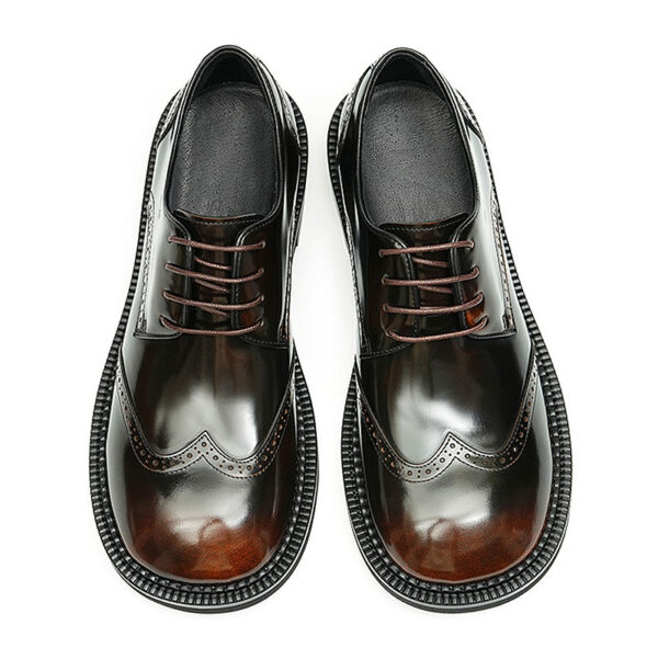 Business Men Formal Derby Glossy Patent Leather (5)
