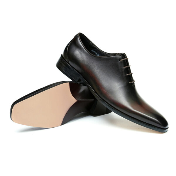 Handmade Men's Whole Cut Oxford Formal Dress Shoes (2)