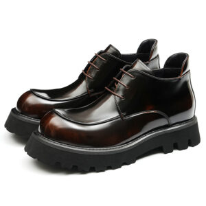 Men's Platform Dress Shoes Plain Toe Derby (1)