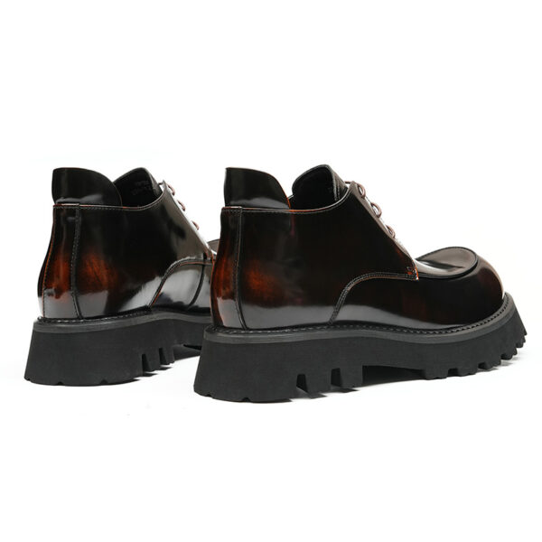 Men's Platform Dress Shoes Plain Toe Derby (3)