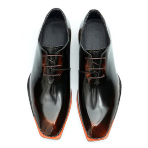 Men's Square Toe Patent Leather Oxford (5)