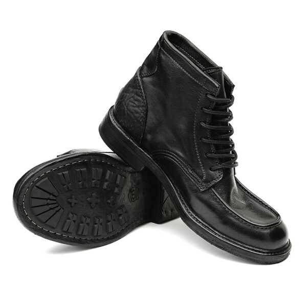 Retro Design Men's Martin Boots-black (1)