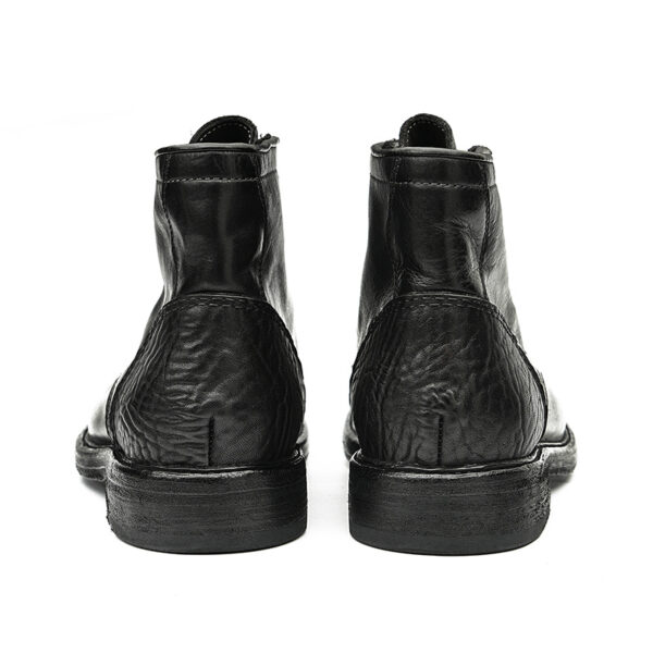 Retro Design Men's Martin Boots-black (2)