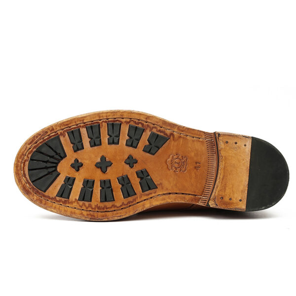 Retro Design Men's Martin Boots-brown (3)
