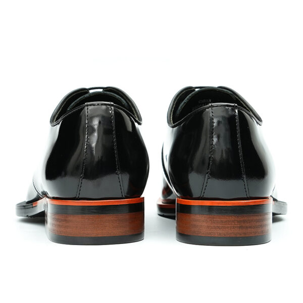 Square Toe Genuine Leather Oxford for Men-black (3)