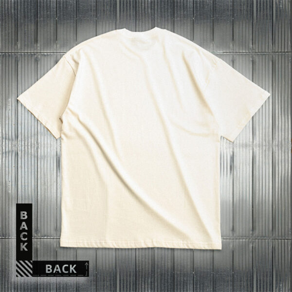 100% Cotton Short Sleeve T-Shirt Paris Eiffel Tower Design-beige (2)