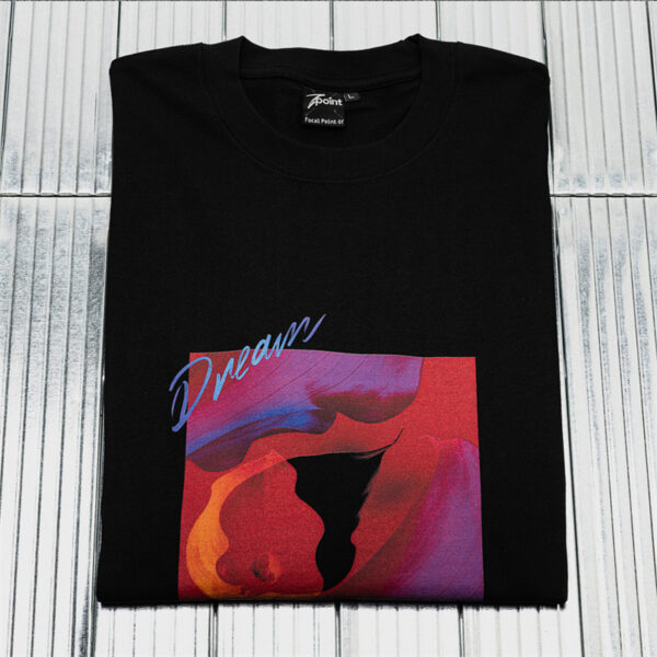 Calla Lily Digital Printing Round Neck Tee-Shirt - Image 4