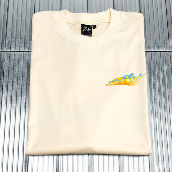 Let's Fly Don't Freeze Tee Shirt-beige (4)