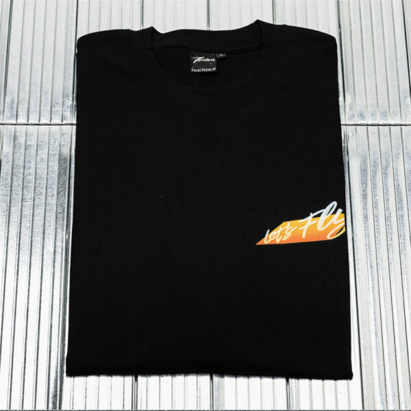 Let's Fly Don't Freeze Tee Shirt -black (2)