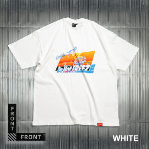 Men's White T-shirt Let's Fly Don't Freeze (1)