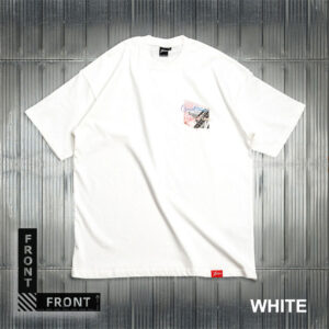 Paris Eiffel Tower Men Round Neck Cotton T-Shirt-WHITE